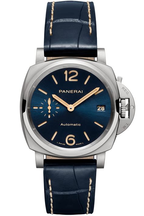 panerai 38mm blue|Panerai luminor due 38mm.